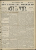 Het Koloniaal Weekblad (4 februari 1904) : Orgaan der Vereeniging Oost en West