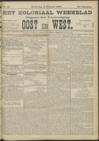 Het Koloniaal Weekblad (11 februari 1904) : Orgaan der Vereeniging Oost en West