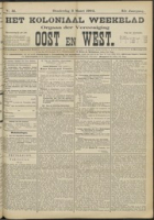 Het Koloniaal Weekblad (3 maart 1904) : Orgaan der Vereeniging Oost en West