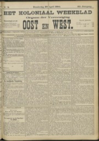 Het Koloniaal Weekblad (28 april 1904) : Orgaan der Vereeniging Oost en West