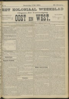 Het Koloniaal Weekblad (4 mei 1904) : Orgaan der Vereeniging Oost en West