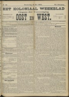 Het Koloniaal Weekblad (19 mei 1904) : Orgaan der Vereeniging Oost en West