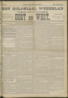 Het Koloniaal Weekblad (30 juni 1904) : Orgaan der Vereeniging Oost en West