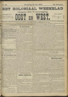 Het Koloniaal Weekblad (28 juli 1904) : Orgaan der Vereeniging Oost en West