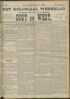Het Koloniaal Weekblad (8 september 1904) : Orgaan der Vereeniging Oost en West