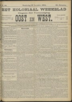 Het Koloniaal Weekblad (10 november 1904) : Orgaan der Vereeniging Oost en West