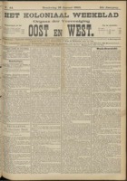 Het Koloniaal Weekblad (12 januari 1905) : Orgaan der Vereeniging Oost en West, Vereeniging Oost en West