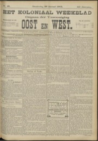 Het Koloniaal Weekblad (26 januari 1905) : Orgaan der Vereeniging Oost en West