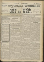 Het Koloniaal Weekblad (9 februari 1905) : Orgaan der Vereeniging Oost en West, Vereeniging Oost en West