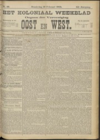 Het Koloniaal Weekblad (16 februari 1905) : Orgaan der Vereeniging Oost en West, Vereeniging Oost en West