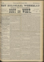 Het Koloniaal Weekblad (23 februari 1905) : Orgaan der Vereeniging Oost en West, Vereeniging Oost en West