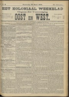 Het Koloniaal Weekblad (23 maart 1905) : Orgaan der Vereeniging Oost en West, Vereeniging Oost en West