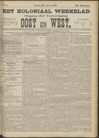 Het Koloniaal Weekblad (28 april 1905) : Orgaan der Vereeniging Oost en West, Vereeniging Oost en West