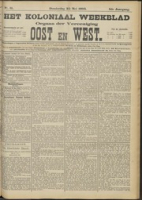 Het Koloniaal Weekblad (25 mei 1905) : Orgaan der Vereeniging Oost en West, Vereeniging Oost en West