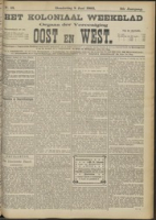 Het Koloniaal Weekblad (8 juni 1905) : Orgaan der Vereeniging Oost en West, Vereeniging Oost en West