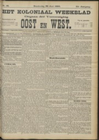 Het Koloniaal Weekblad (29 juni 1905) : Orgaan der Vereeniging Oost en West, Vereeniging Oost en West