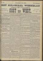 Het Koloniaal Weekblad (6 juli 1905) : Orgaan der Vereeniging Oost en West, Vereeniging Oost en West