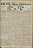 Het Koloniaal Weekblad (13 juli 1905) : Orgaan der Vereeniging Oost en West, Vereeniging Oost en West
