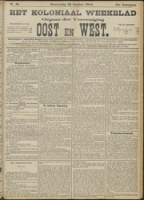 Het Koloniaal Weekblad (12 october 1905) : Orgaan der Vereeniging Oost en West, Vereeniging Oost en West