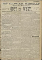Het Koloniaal Weekblad (2 november 1905) : Orgaan der Vereeniging Oost en West, Vereeniging Oost en West