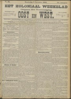 Het Koloniaal Weekblad (9 november 1905) : Orgaan der Vereeniging Oost en West, Vereeniging Oost en West