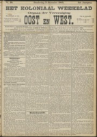 Het Koloniaal Weekblad (7 december 1905) : Orgaan der Vereeniging Oost en West, Vereeniging Oost en West