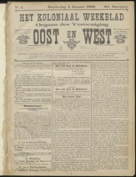 Het Koloniaal Weekblad (4 januari 1906) : Orgaan der Vereeniging Oost en West