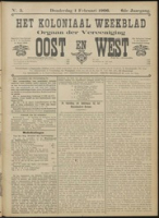 Het Koloniaal Weekblad (1 februari 1906) : Orgaan der Vereeniging Oost en West