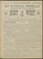 Het Koloniaal Weekblad (8 februari 1906) : Orgaan der Vereeniging Oost en West