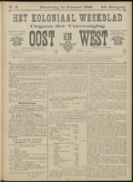 Het Koloniaal Weekblad (15 februari 1906) : Orgaan der Vereeniging Oost en West