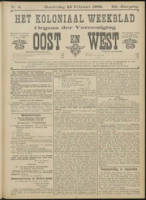 Het Koloniaal Weekblad (22 februari 1906) : Orgaan der Vereeniging Oost en West