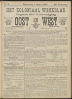 Het Koloniaal Weekblad (1 maart 1906) : Orgaan der Vereeniging Oost en West