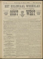 Het Koloniaal Weekblad (15 maart 1906) : Orgaan der Vereeniging Oost en West