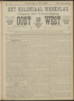 Het Koloniaal Weekblad (3 mei 1906) : Orgaan der Vereeniging Oost en West