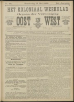 Het Koloniaal Weekblad (17 mei 1906) : Orgaan der Vereeniging Oost en West