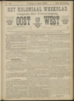Het Koloniaal Weekblad (8 juni 1906) : Orgaan der Vereeniging Oost en West
