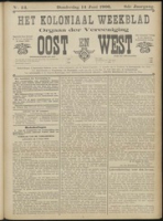 Het Koloniaal Weekblad (14 juni 1906) : Orgaan der Vereeniging Oost en West