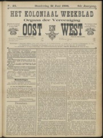 Het Koloniaal Weekblad (21 juni 1906) : Orgaan der Vereeniging Oost en West