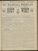 Het Koloniaal Weekblad (16 augustus 1906) : Orgaan der Vereeniging Oost en West