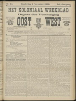 Het Koloniaal Weekblad (1 november 1906) : Orgaan der Vereeniging Oost en West
