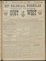 Het Koloniaal Weekblad (13 december 1906) : Orgaan der Vereeniging Oost en West