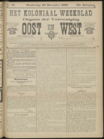 Het Koloniaal Weekblad (20 december 1906) : Orgaan der Vereeniging Oost en West