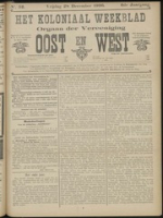 Het Koloniaal Weekblad (28 december 1906) : Orgaan der Vereeniging Oost en West