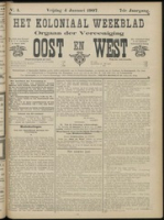 Het Koloniaal Weekblad (1907) : Orgaan der Vereeniging Oost en West