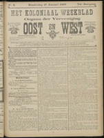 Het Koloniaal Weekblad (17 januari 1907) : Orgaan der Vereeniging Oost en West
