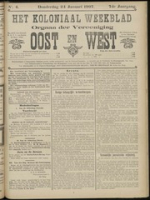Het Koloniaal Weekblad (24 januari 1907) : Orgaan der Vereeniging Oost en West