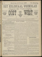 Het Koloniaal Weekblad (14 februari 1907) : Orgaan der Vereeniging Oost en West