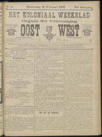 Het Koloniaal Weekblad (21 februari 1907) : Orgaan der Vereeniging Oost en West