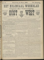 Het Koloniaal Weekblad (14 maart 1907) : Orgaan der Vereeniging Oost en West
