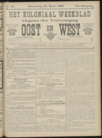 Het Koloniaal Weekblad (28 maart 1907) : Orgaan der Vereeniging Oost en West, Vereeniging Oost en West